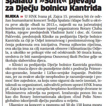 Spalato i Štufit pjevaju za Dječju bolnicu Kantrida