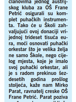 Rotarijanci daruju instrumente