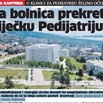 Interview sa Goranom Palčevskim o novoj bolnici i odjelu pedijatrije.